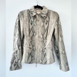 Escada Animal Print Jacket